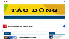 What Taodung.com website looked like in 2019 (4 years ago)