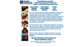 What Thebuntinglawfirm.com website looked like in 2019 (6 years ago)