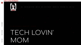 What Techlovinmom.com website looked like in 2019 (4 years ago)