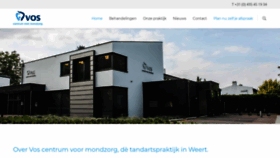 What Tandartsvos.nl website looked like in 2019 (4 years ago)