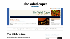 What Thesaladcaper.com website looked like in 2019 (4 years ago)