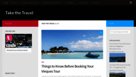What Takethetravel.com website looked like in 2019 (4 years ago)