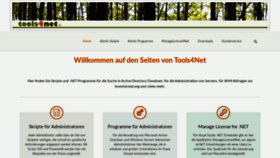 What Tools4net.de website looked like in 2019 (4 years ago)