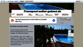 What Traumpool-selber-gebaut.de website looked like in 2019 (4 years ago)