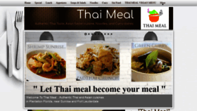 What Thaimeal.us website looked like in 2019 (4 years ago)