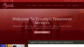 What Triumphtx.org website looked like in 2019 (4 years ago)