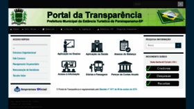 What Transparencia.inf.br website looked like in 2019 (4 years ago)