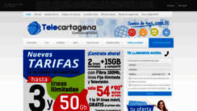 What Telecartagena.es website looked like in 2019 (4 years ago)