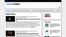 What Thetechstorm.com website looked like in 2019 (4 years ago)