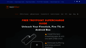 What Troypoint.com website looked like in 2019 (4 years ago)