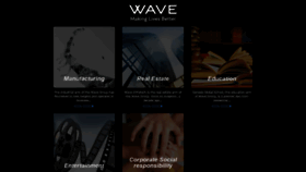 What Thewavegroup.com website looked like in 2019 (4 years ago)