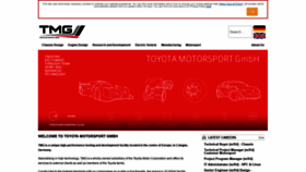 What Toyota-motorsport.com website looked like in 2019 (4 years ago)