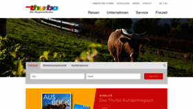 What Thurbo.ch website looked like in 2019 (4 years ago)