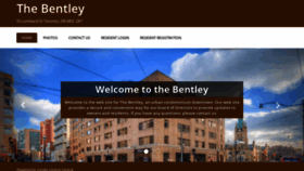 What Thebentley.ca website looked like in 2019 (4 years ago)