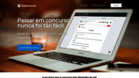 What Tecconcursos.com.br website looked like in 2019 (4 years ago)