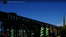 What Terryhoweprinting.com website looked like in 2019 (4 years ago)