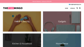 What Thepinkmingo.com website looked like in 2019 (4 years ago)