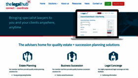 What Thelegalhub.com.au website looked like in 2019 (4 years ago)