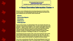 What Txexecutions.org website looked like in 2019 (4 years ago)