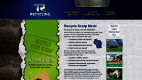 What Trrecycling.com website looked like in 2019 (4 years ago)
