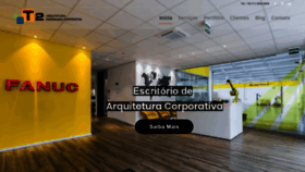 What T2arquitetura.com.br website looked like in 2019 (4 years ago)