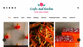 What Thecraftsandkitchen.com website looked like in 2019 (4 years ago)
