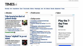 What Times.si website looked like in 2019 (5 years ago)