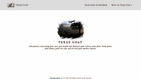 What Texasgoat.com website looked like in 2019 (4 years ago)