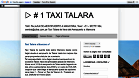What Taxitalara.com website looked like in 2019 (4 years ago)