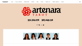 What Tarot-artenara.com website looked like in 2019 (4 years ago)
