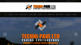 What Techni-pave.co.uk website looked like in 2019 (4 years ago)