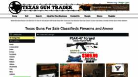 What Texasguntrader.com website looked like in 2019 (4 years ago)