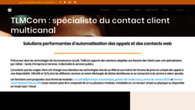 What Tlmcom.fr website looked like in 2019 (4 years ago)