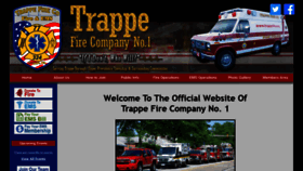 What Trappefire.org website looked like in 2019 (4 years ago)