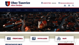 What Tasovice.cz website looked like in 2019 (4 years ago)