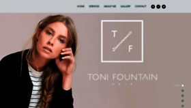 What Tonifountainhair.com website looked like in 2019 (4 years ago)