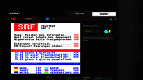 What Teletext.ch website looked like in 2019 (4 years ago)