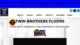 What Twinbrothersfloors.com website looked like in 2019 (4 years ago)