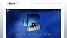 What Triamed.ch website looked like in 2020 (4 years ago)
