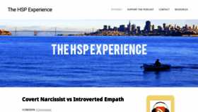 What Thehspexperience.com website looked like in 2020 (4 years ago)