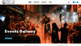 What Thisisgalway.ie website looked like in 2020 (4 years ago)