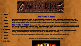 What Tombsofkobol.com website looked like in 2020 (4 years ago)