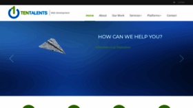 What Ten-talents.com website looked like in 2020 (4 years ago)