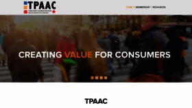What Tpaac.ca website looked like in 2020 (4 years ago)
