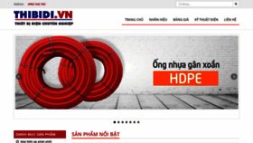What Thibidi.vn website looked like in 2020 (4 years ago)