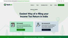 What Tax2win.in website looked like in 2020 (4 years ago)