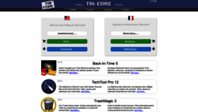 What Tri-edre.com website looked like in 2020 (4 years ago)