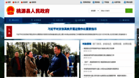 What Taoyuan.gov.cn website looked like in 2020 (4 years ago)