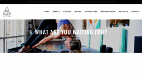 What Thepointpilates.com website looked like in 2020 (4 years ago)
