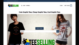 What Teeselling.com website looked like in 2020 (4 years ago)